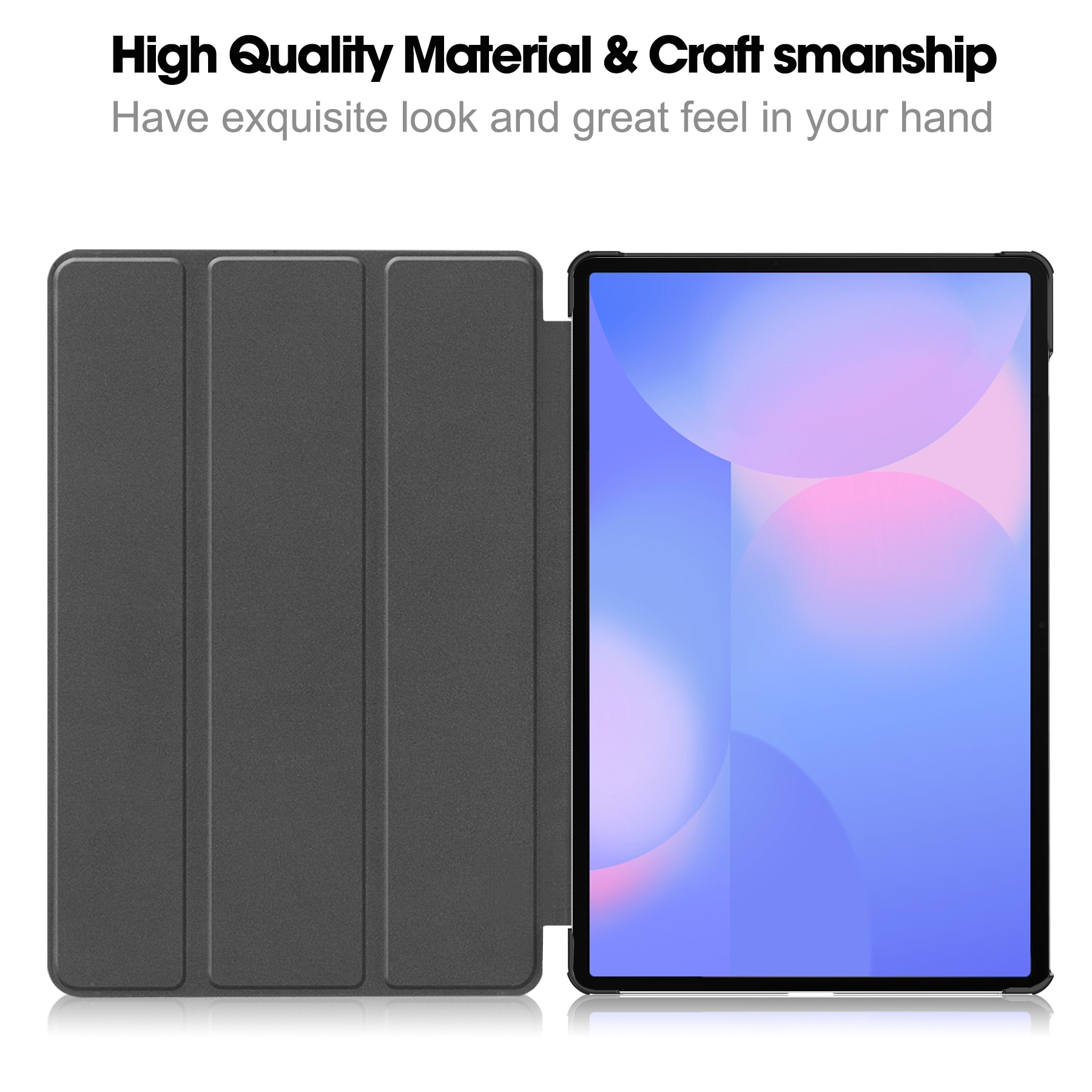 Samsung Galaxy Tab S10 FE Plus Tri-Fold etui, Sort