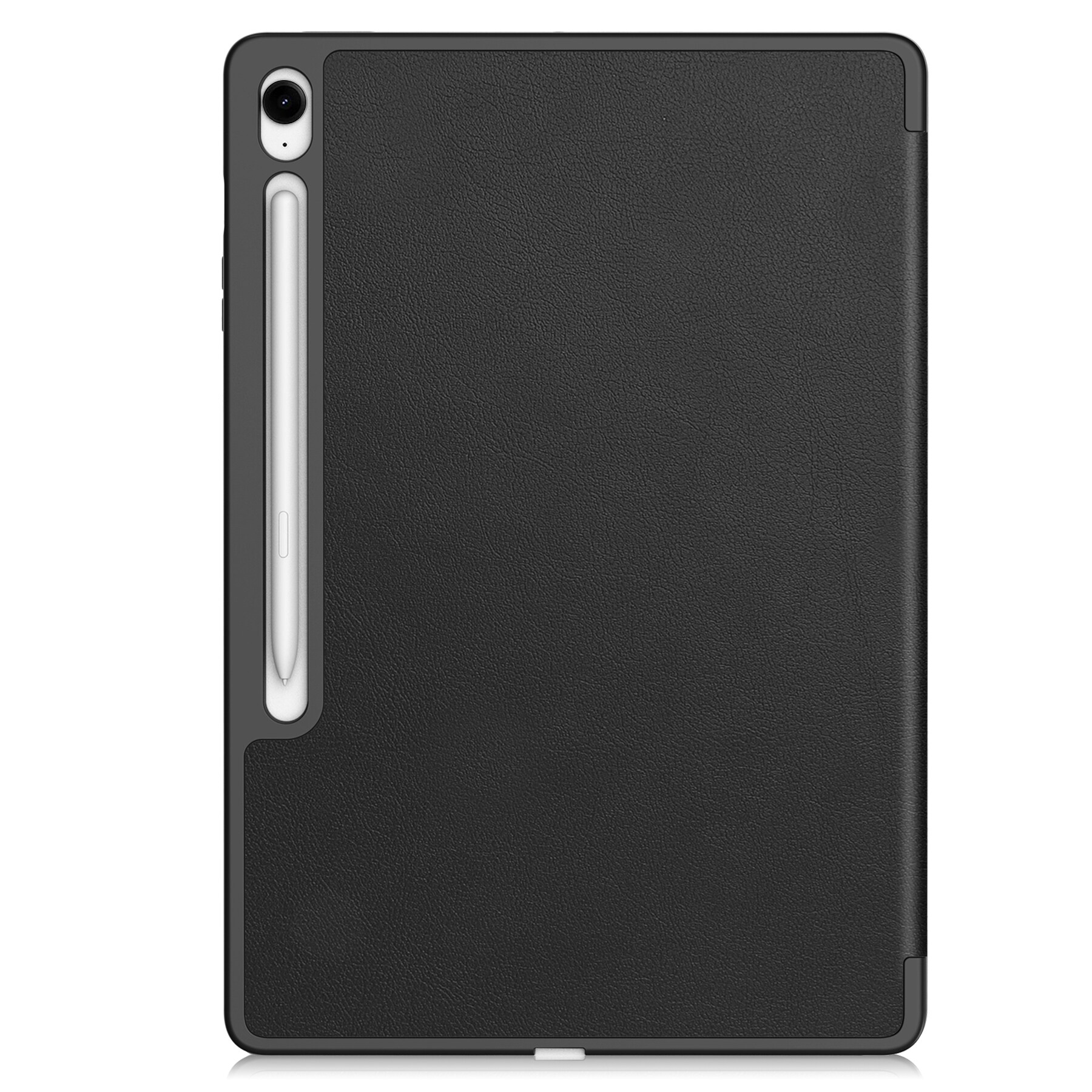 Samsung Galaxy Tab S10 FE Plus Tri-fold etui med penneholder, Sort