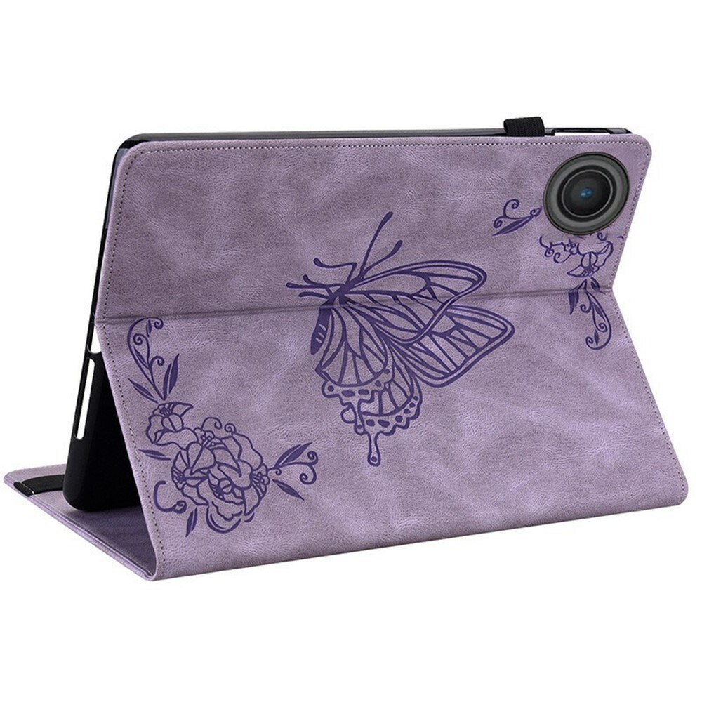  Lenovo Tab Etui med sommerfugle, Lilla