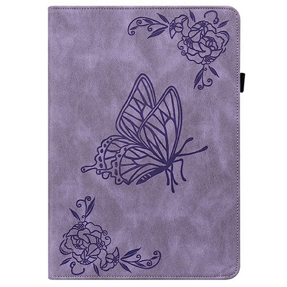  Lenovo Tab Etui med sommerfugle, Lilla