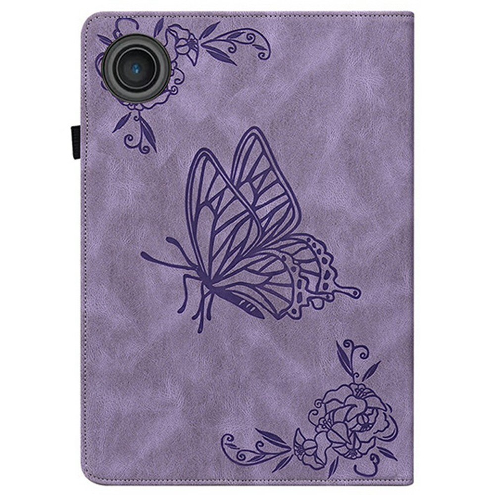  Lenovo Tab Etui med sommerfugle, Lilla