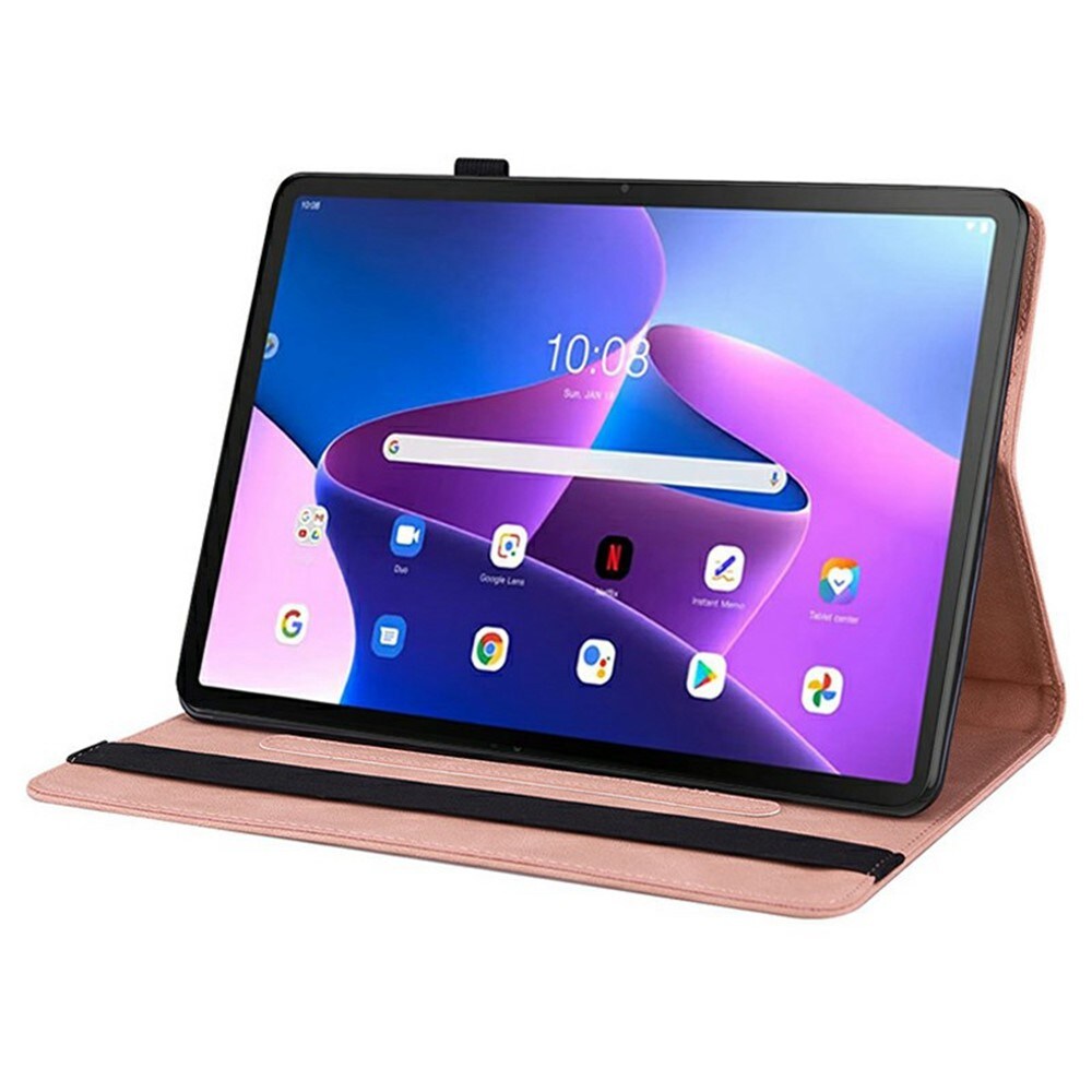  Lenovo Tab Etui med sommerfugle, Lyserød