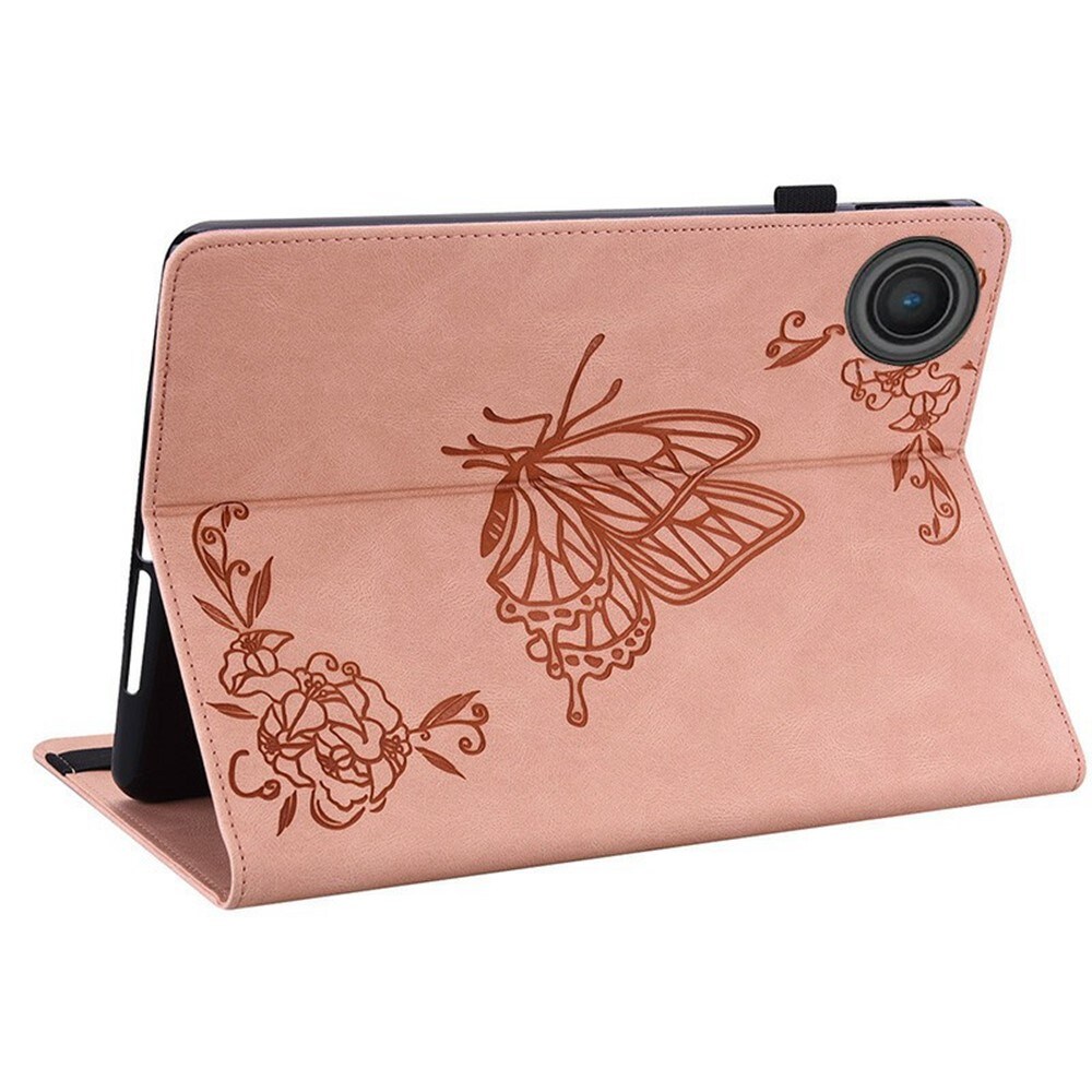  Lenovo Tab Etui med sommerfugle, Lyserød