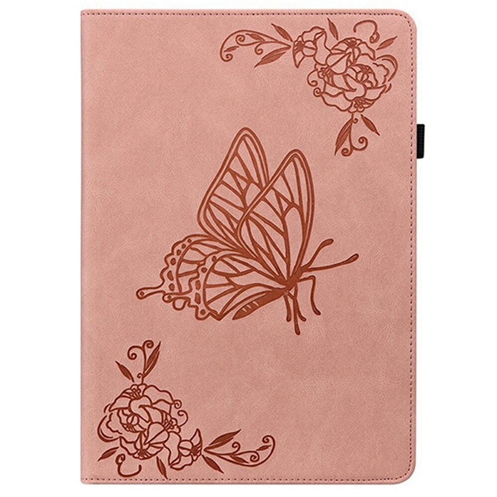  Lenovo Tab Etui med sommerfugle, Lyserød