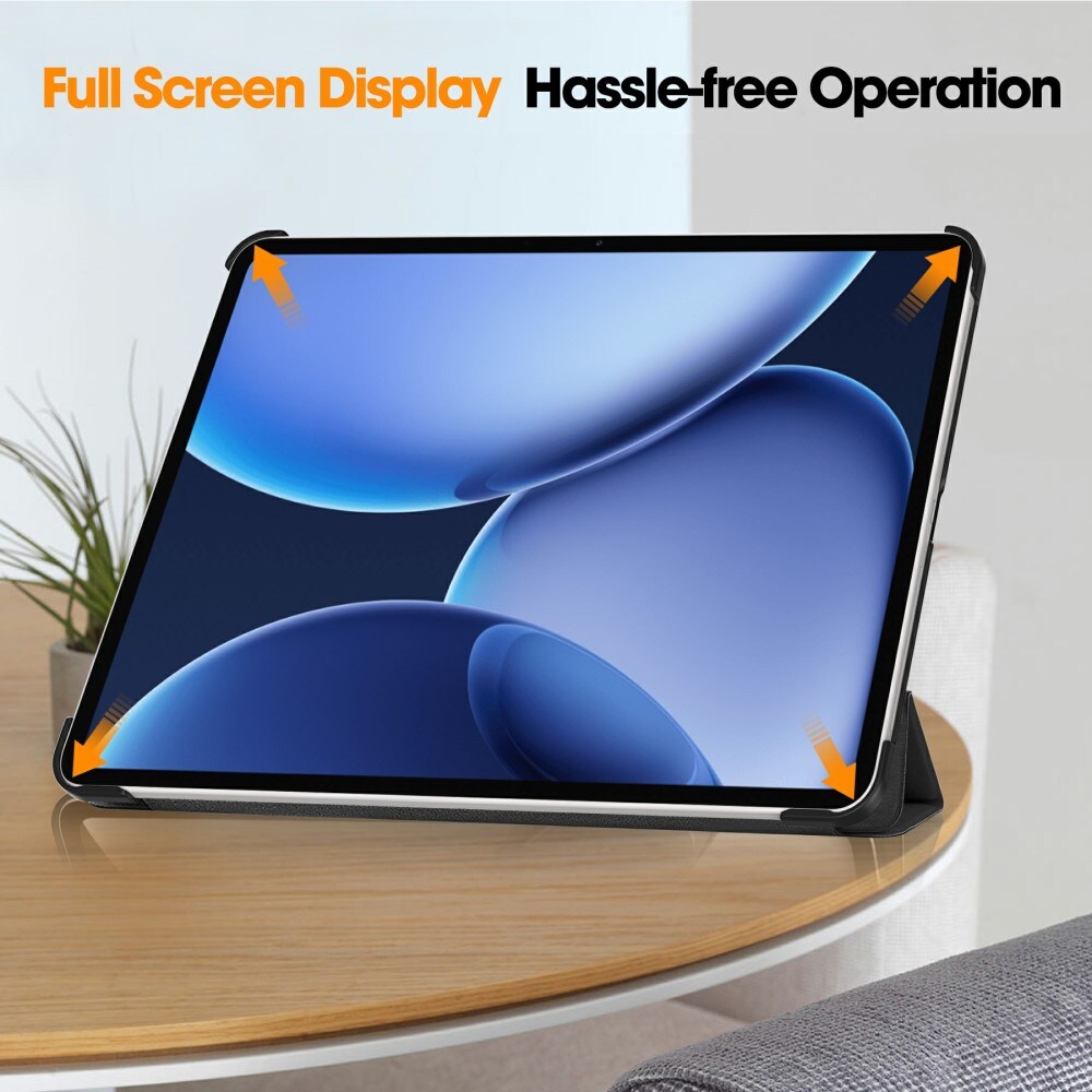  OnePlus Pad 3 Tri-Fold etui, Sort