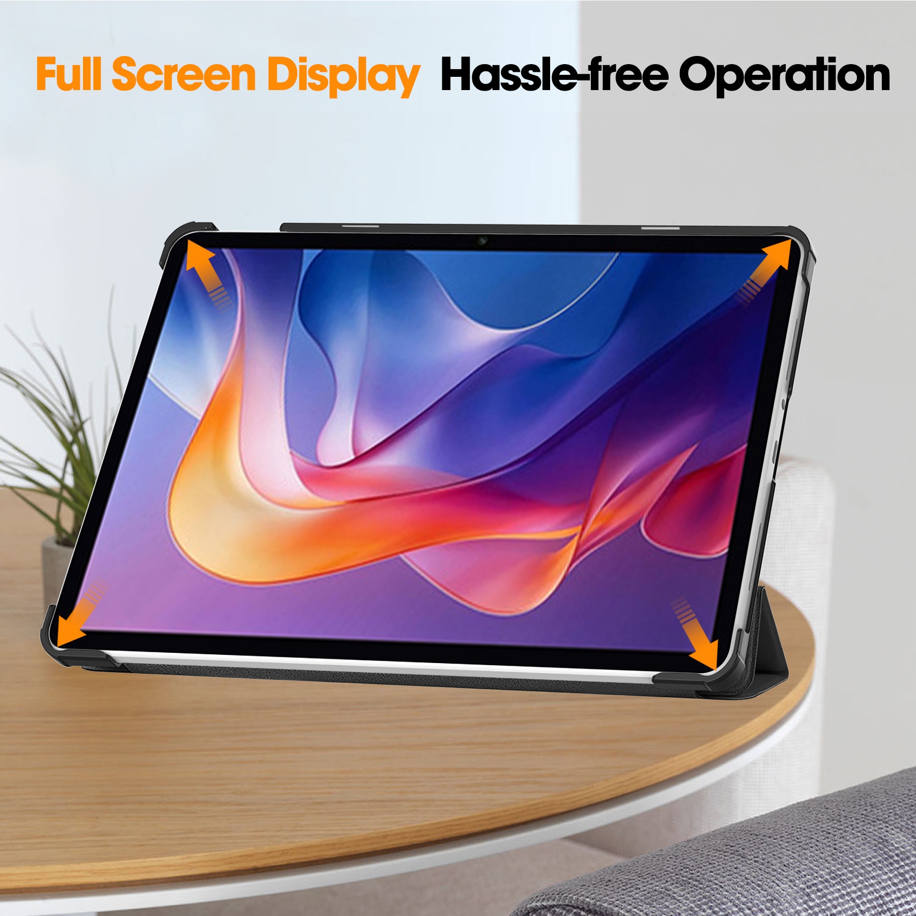 Xiaomi Redmi Pad 2 Tri-Fold etui, Sort