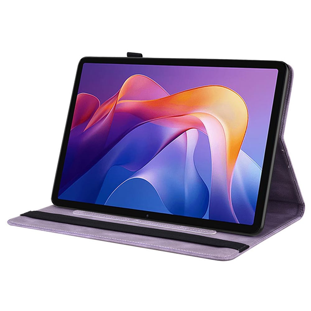 Xiaomi Redmi Pad 2 Etui med sommerfugle, Lilla
