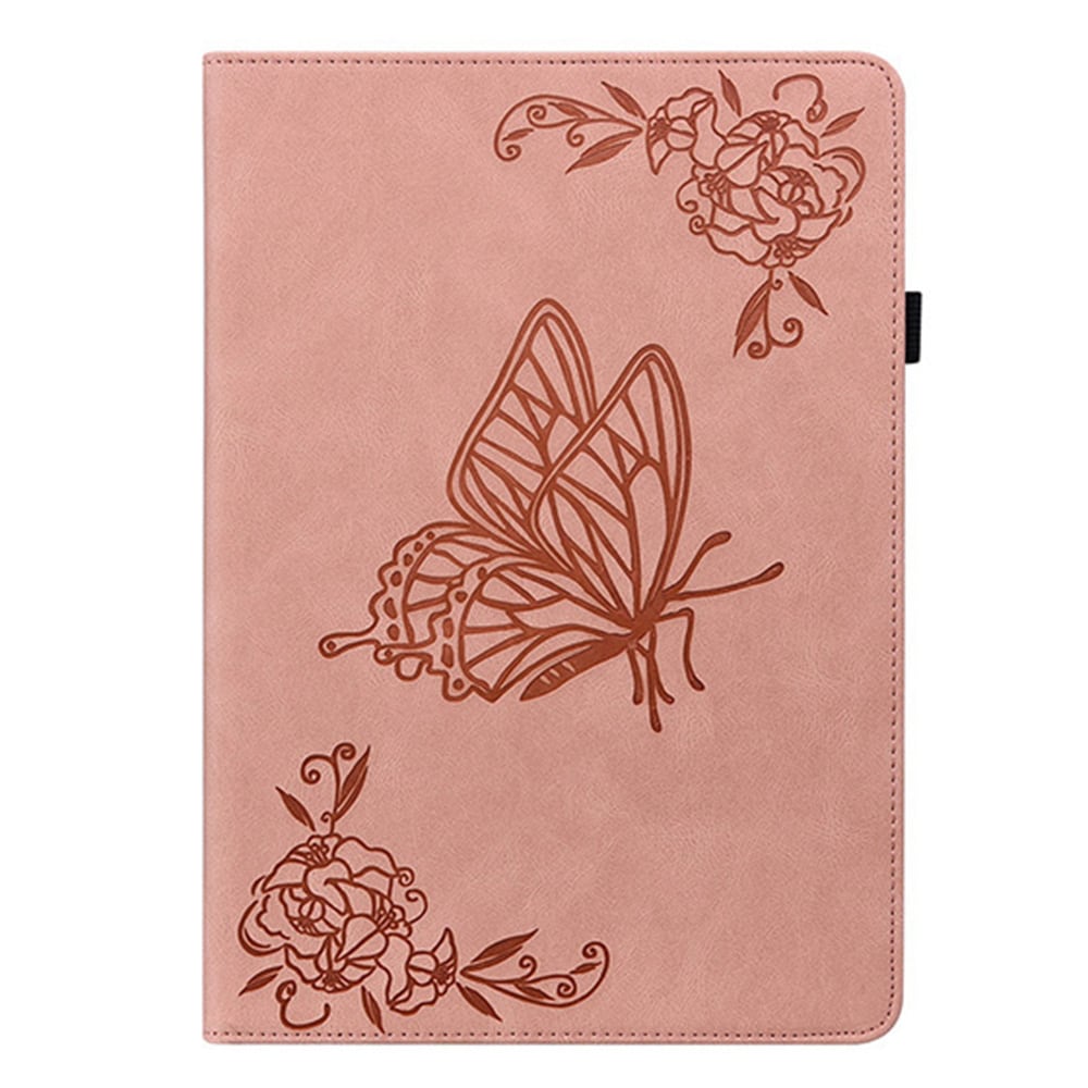 Xiaomi Redmi Pad 2 Etui med sommerfugle, Lyserød