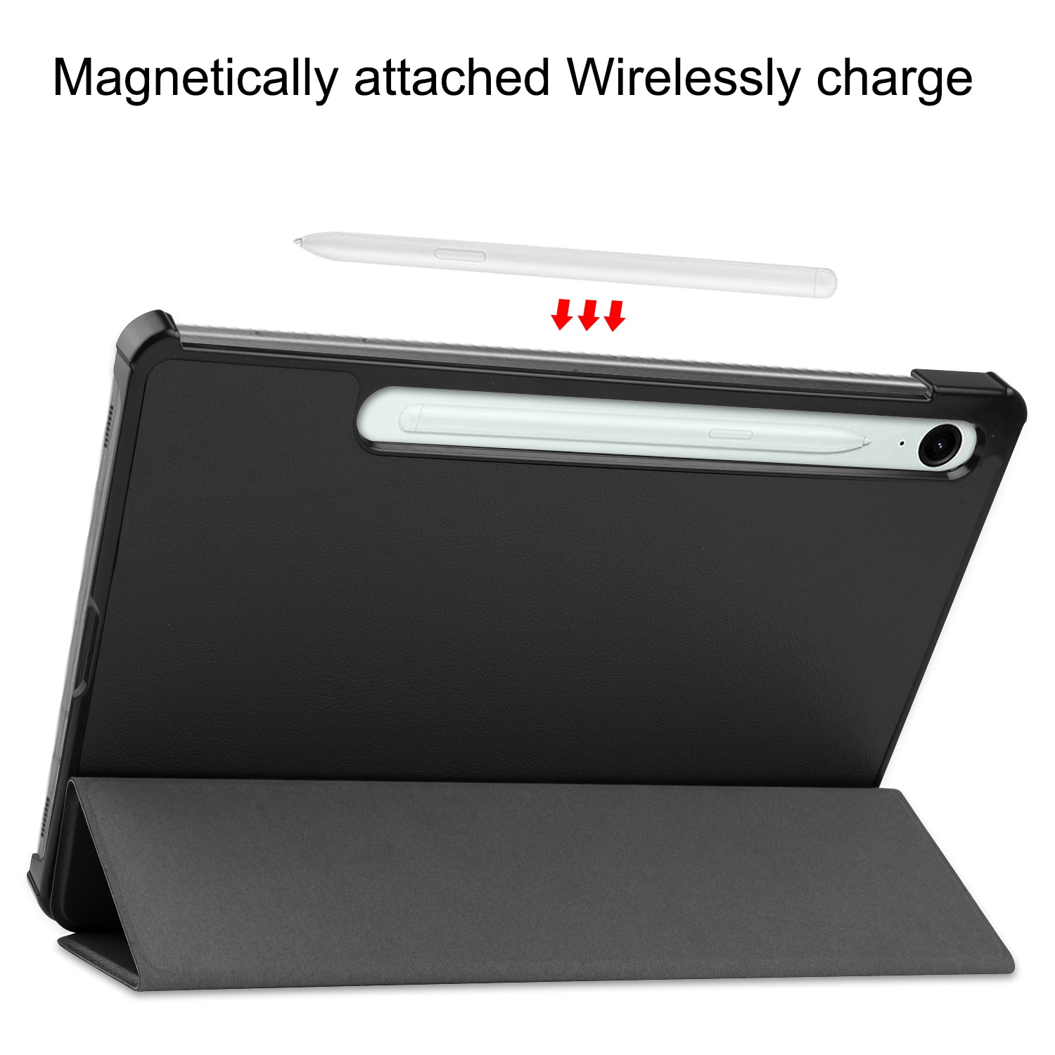 Samsung Galaxy Tab S10 Lite Tri-Fold etui, Sort