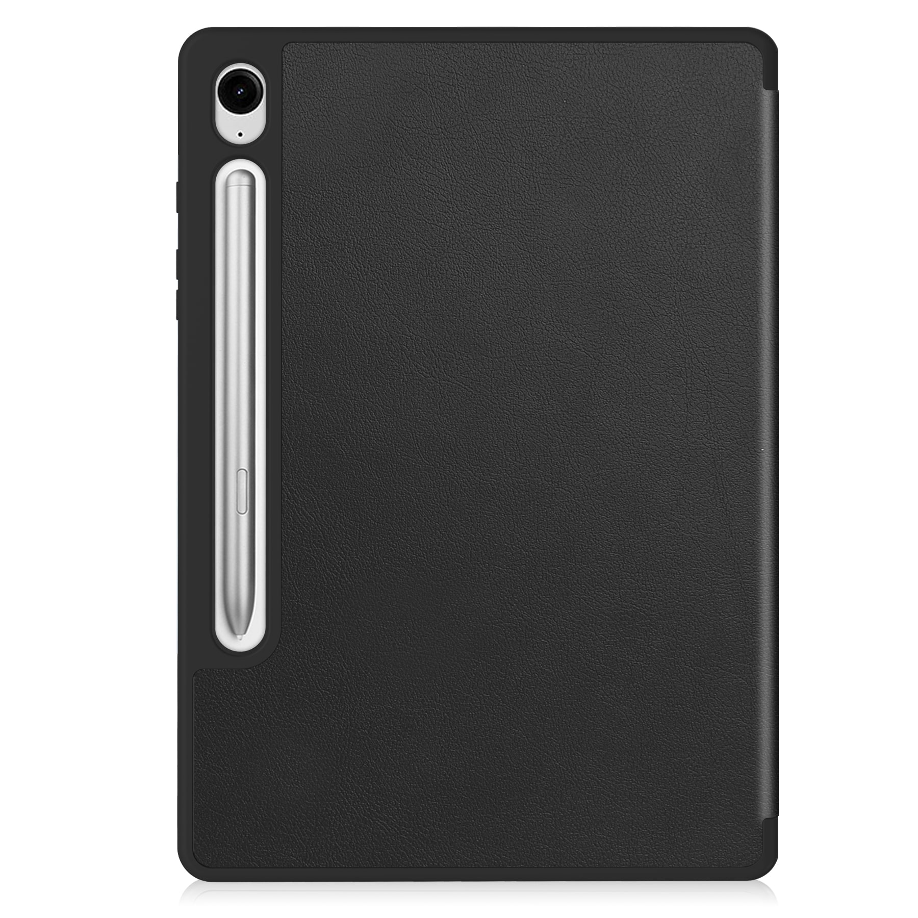Samsung Galaxy Tab S10 Lite Tri-fold etui med penneholder, Sort