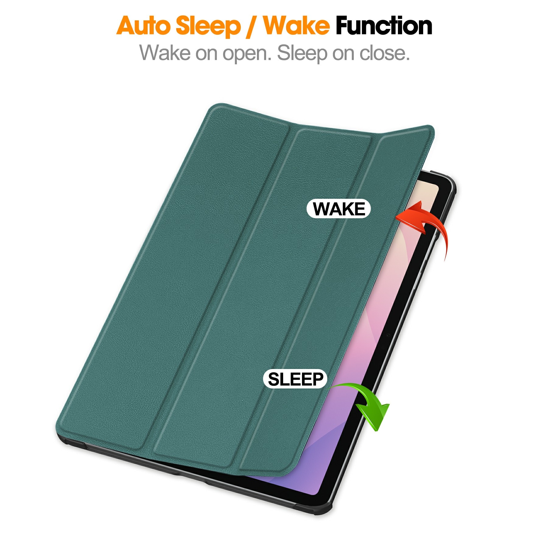 Samsung Galaxy Tab S11 Tri-Fold etui, Grøn