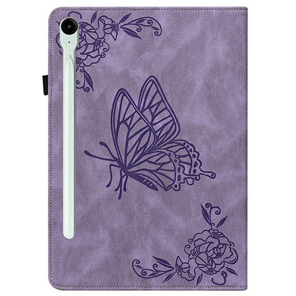 Samsung Galaxy Tab S11 Etui med sommerfugle, Lilla