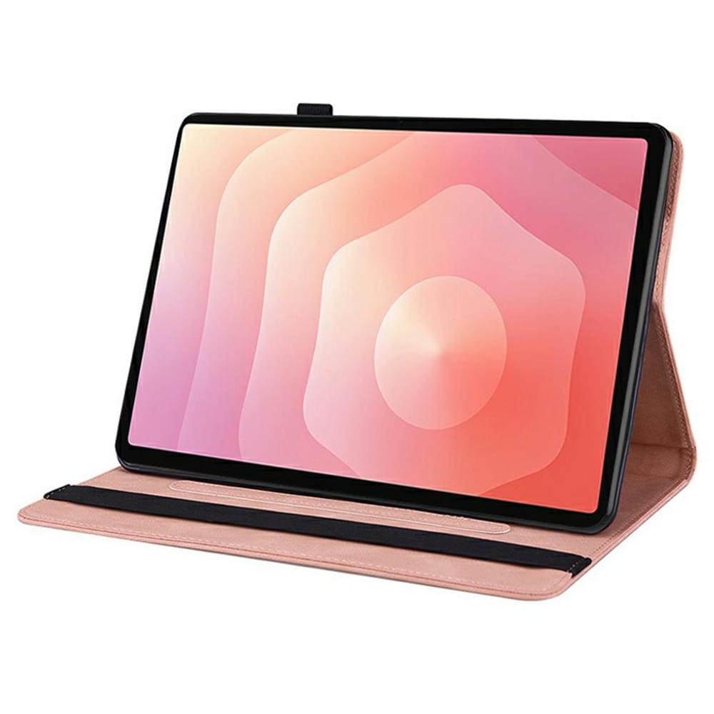 Samsung Galaxy Tab S11 Etui med sommerfugle, Lyserød