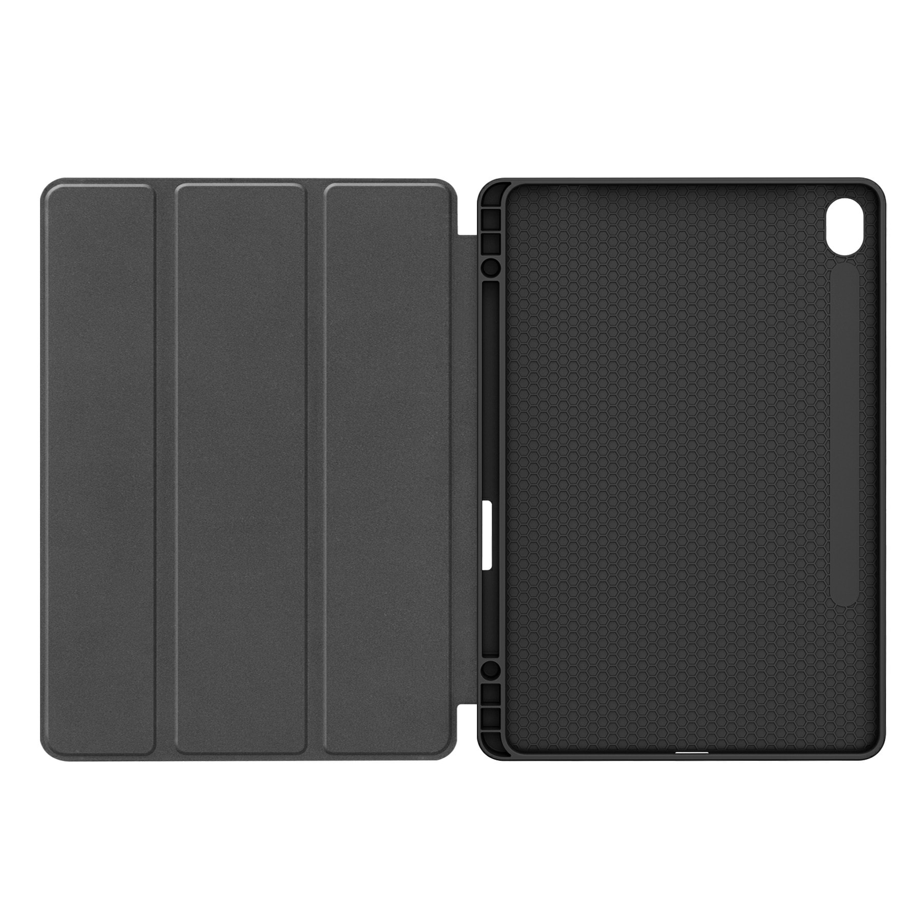 Samsung Galaxy Tab S11 Tri-fold etui med penneholder, Sort