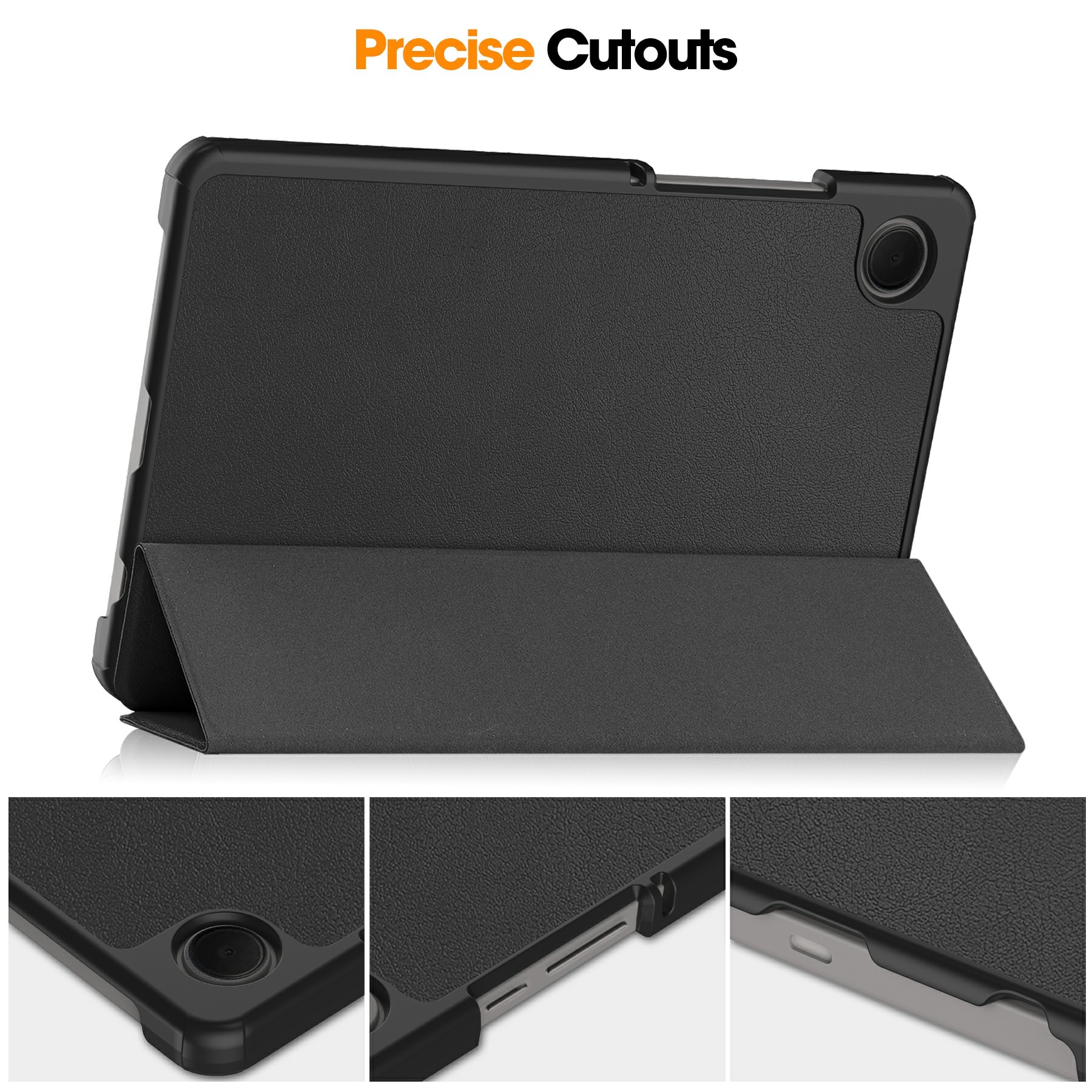 Samsung Galaxy Tab A11 Tri-Fold etui, Sort