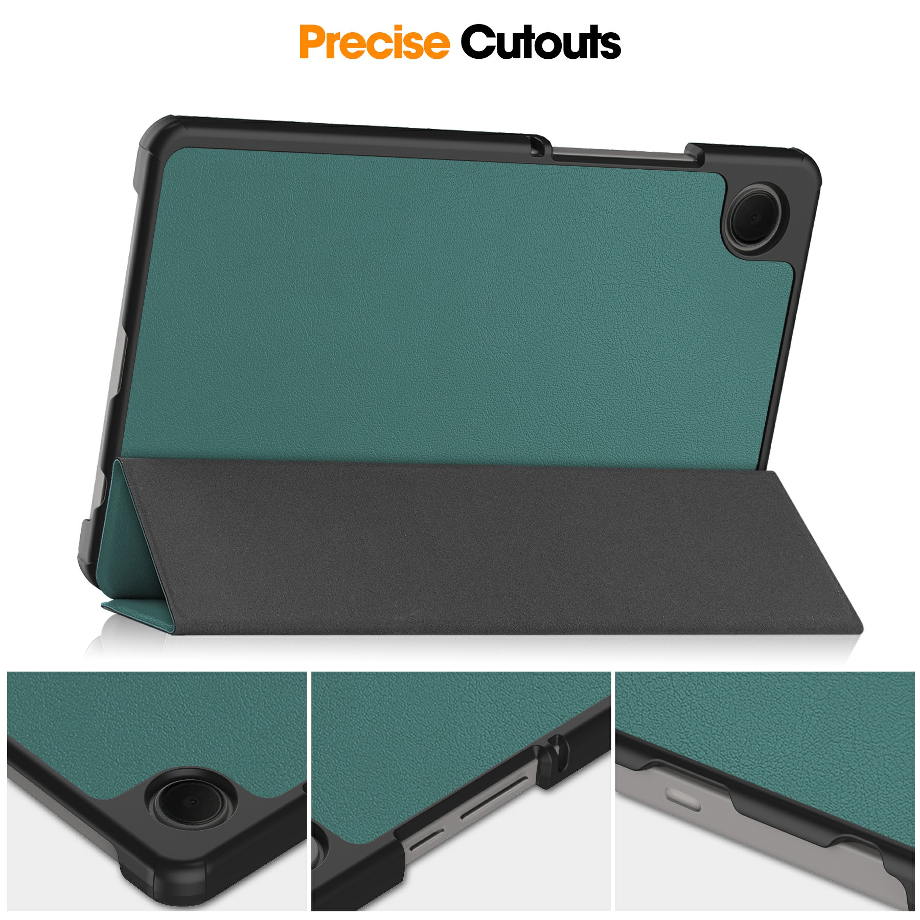 Samsung Galaxy Tab A11 Tri-Fold etui, Grøn