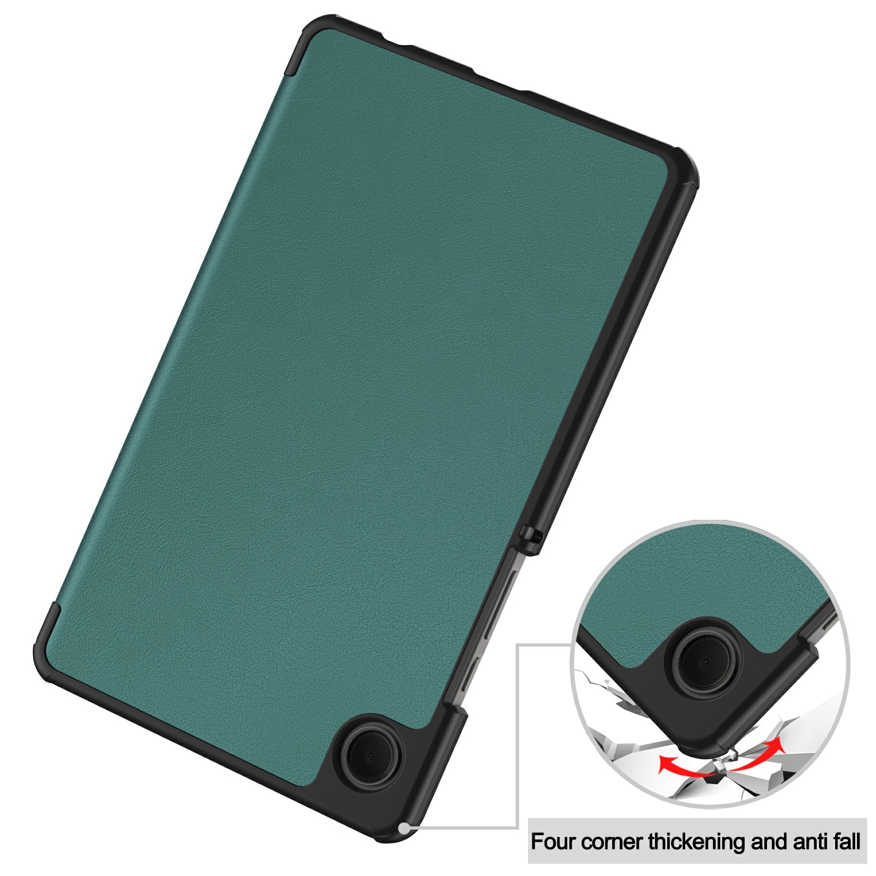 Samsung Galaxy Tab A11 Tri-Fold etui, Grøn