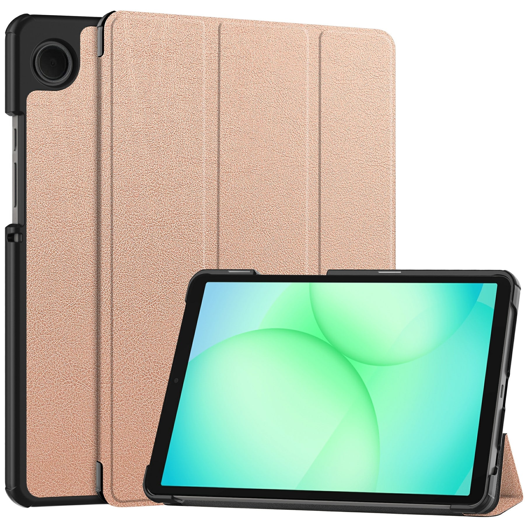Samsung Galaxy Tab A11 Tri-Fold etui, Rose guld
