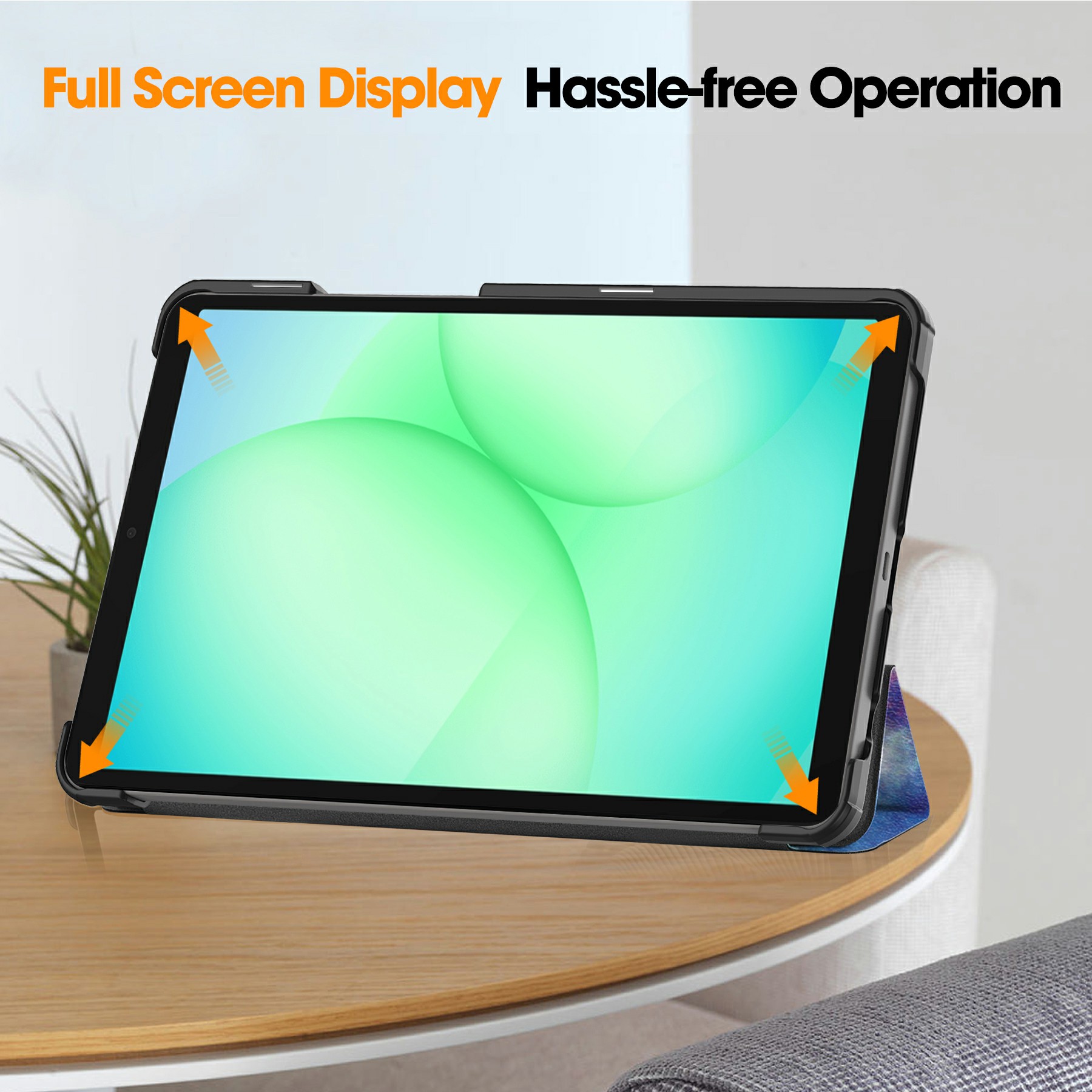 Samsung Galaxy Tab A11 Tri-Fold etui, Rum