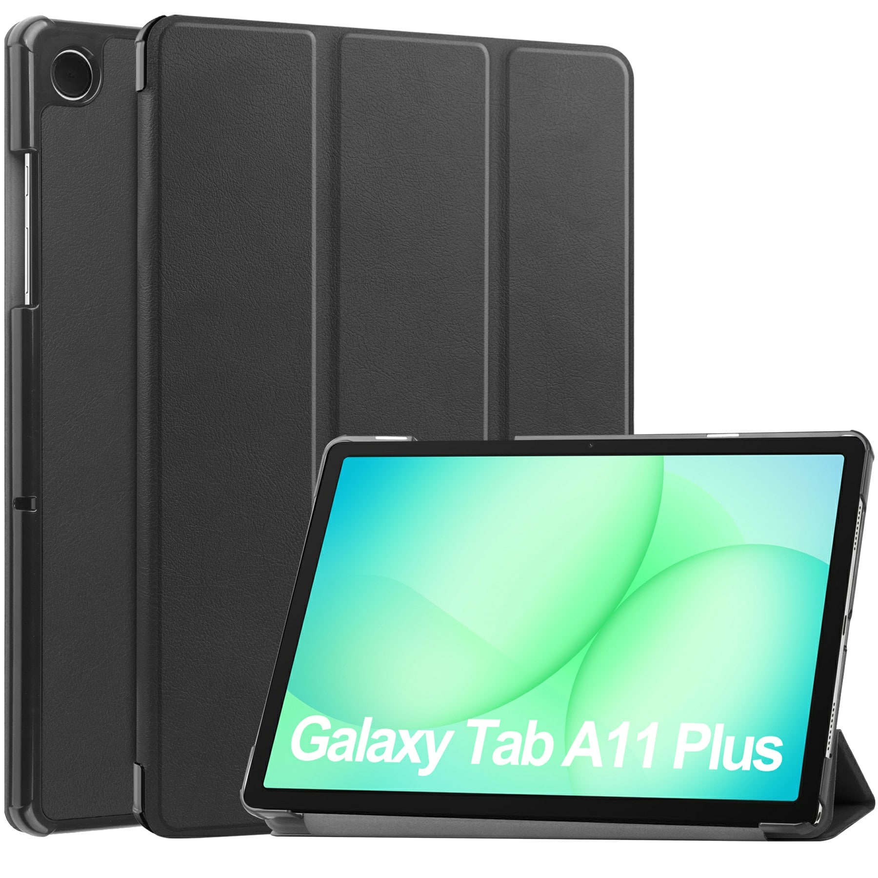 Samsung Galaxy Tab A11 Plus Tri-Fold etui, Sort