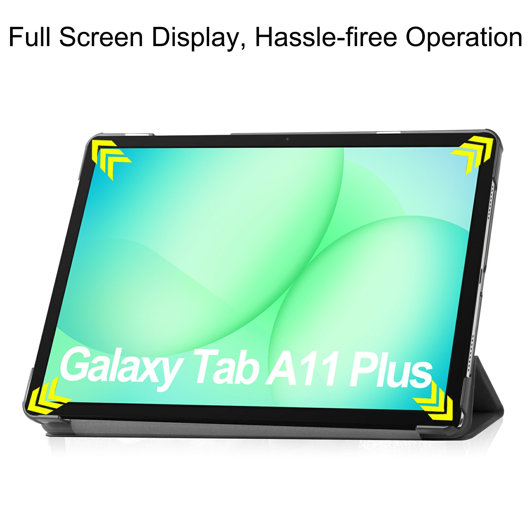 Samsung Galaxy Tab A11 Plus Tri-Fold etui, Sort