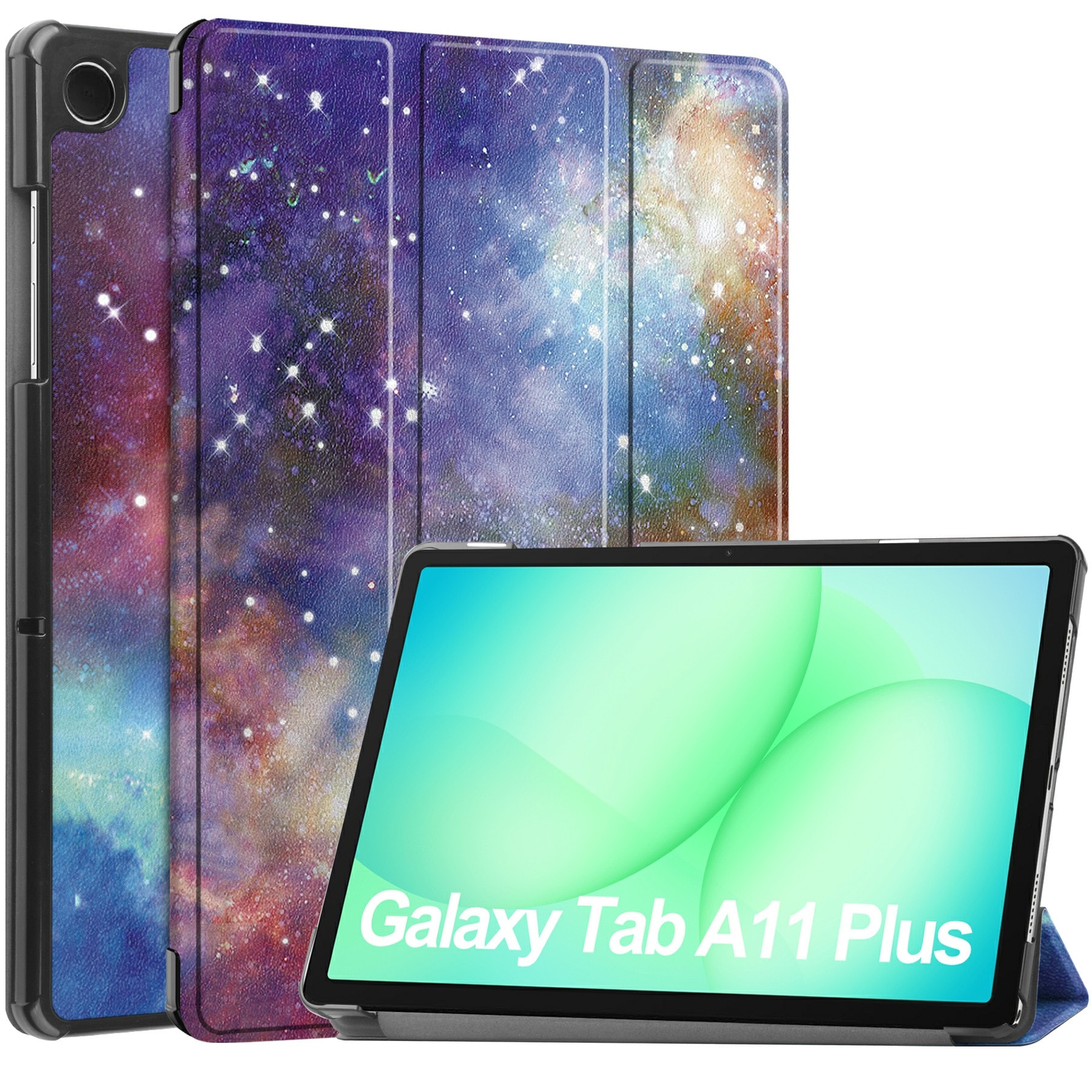 Samsung Galaxy Tab A11 Plus Tri-Fold etui, Rum