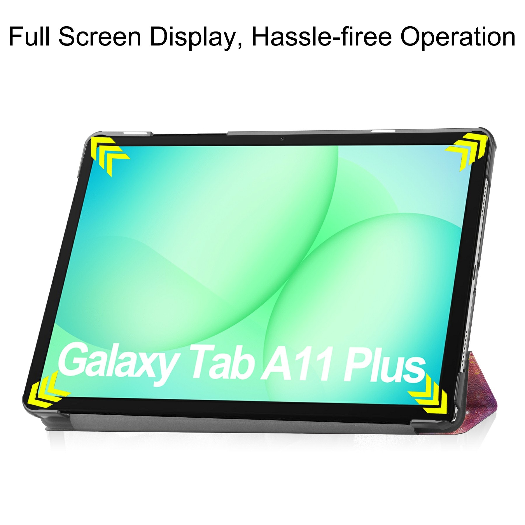 Samsung Galaxy Tab A11 Plus Tri-Fold etui, Rum
