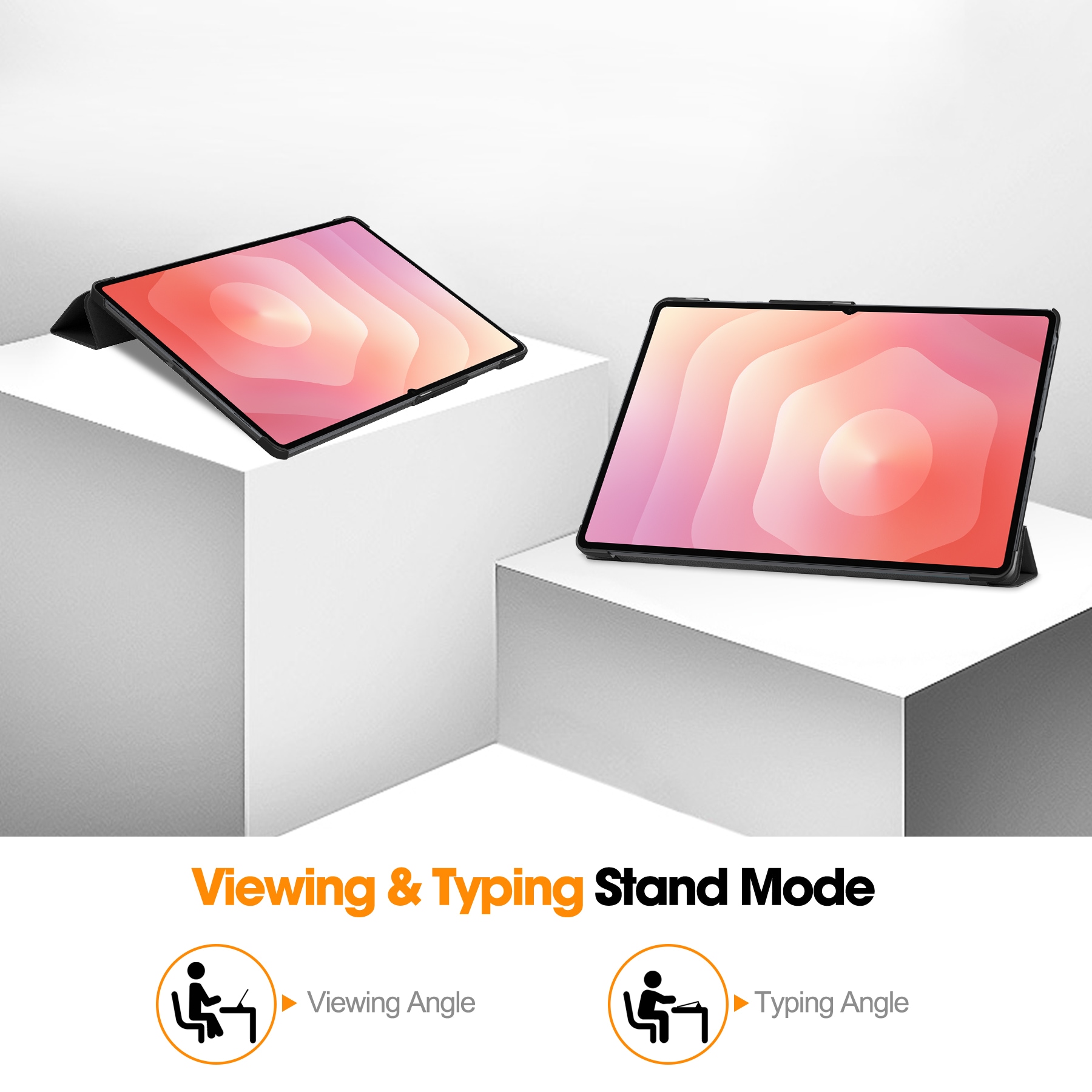 Samsung Galaxy Tab S11 Ultra Tri-Fold etui, Sort
