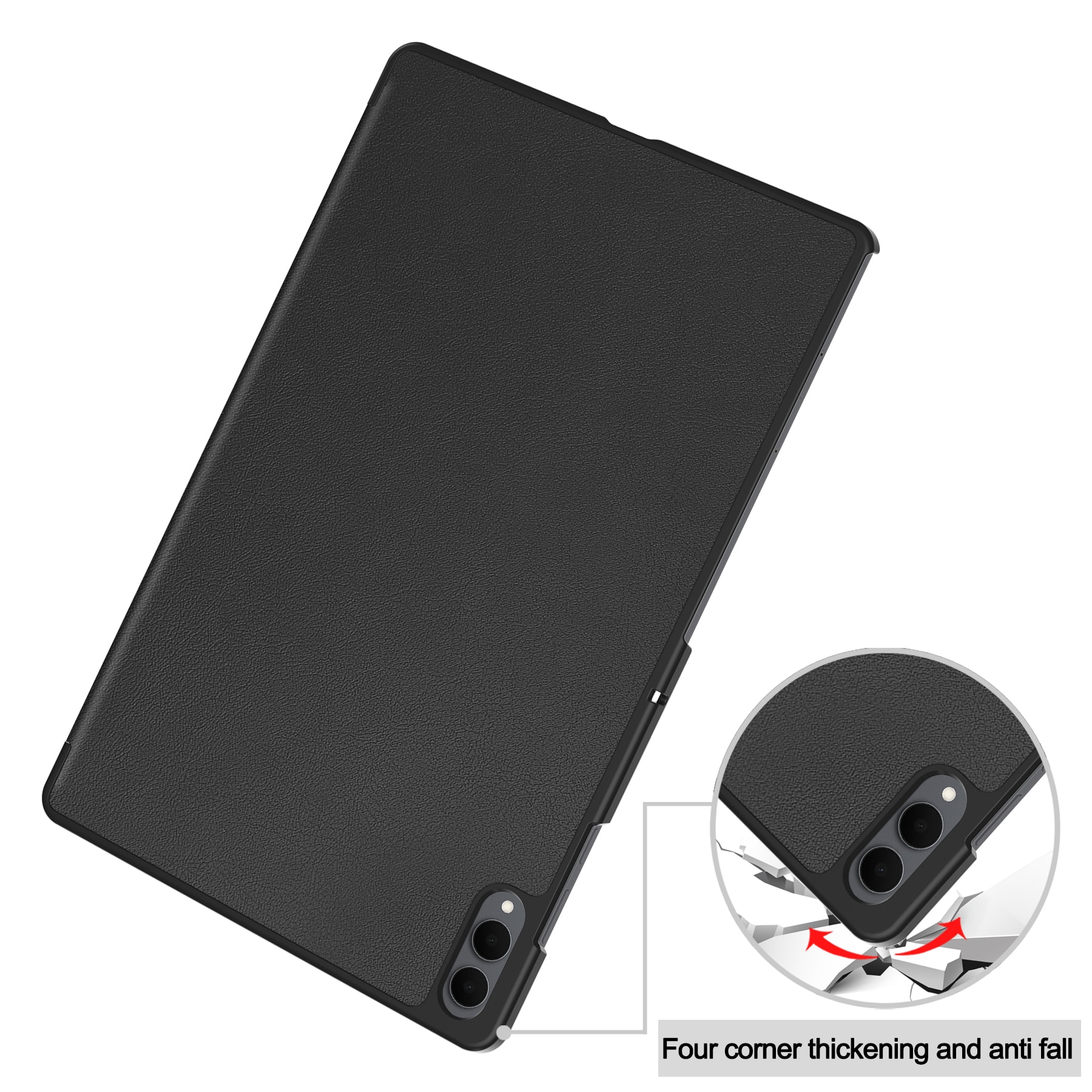 Samsung Galaxy Tab S11 Ultra Tri-Fold etui, Sort