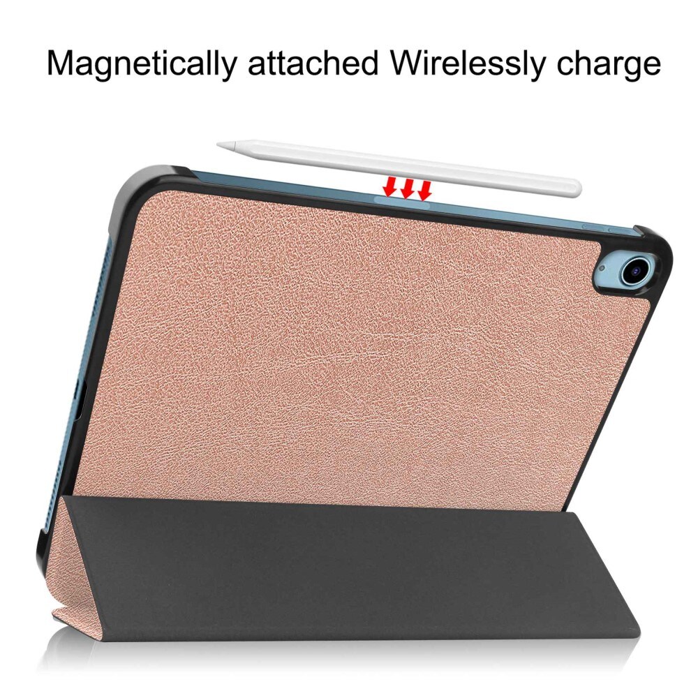 Apple iPad 10.9 10th Gen (2022) Tri-Fold etui, Rose guld