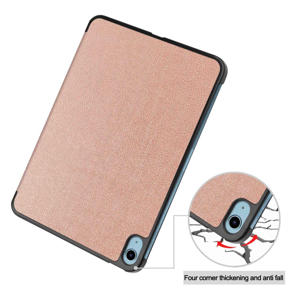 Apple iPad 10.9 10th Gen (2022) Tri-Fold etui, Rose guld