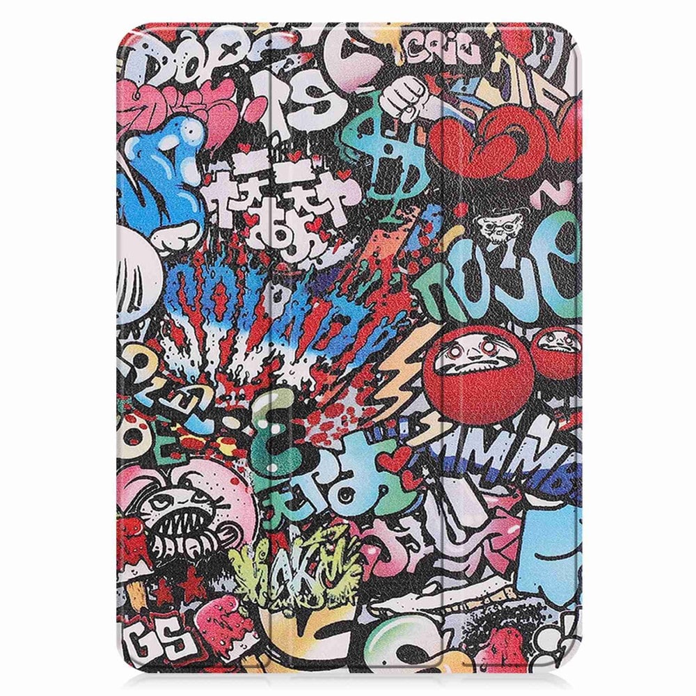 Apple iPad 11 11th Gen (2025) Tri-Fold etui, Graffiti