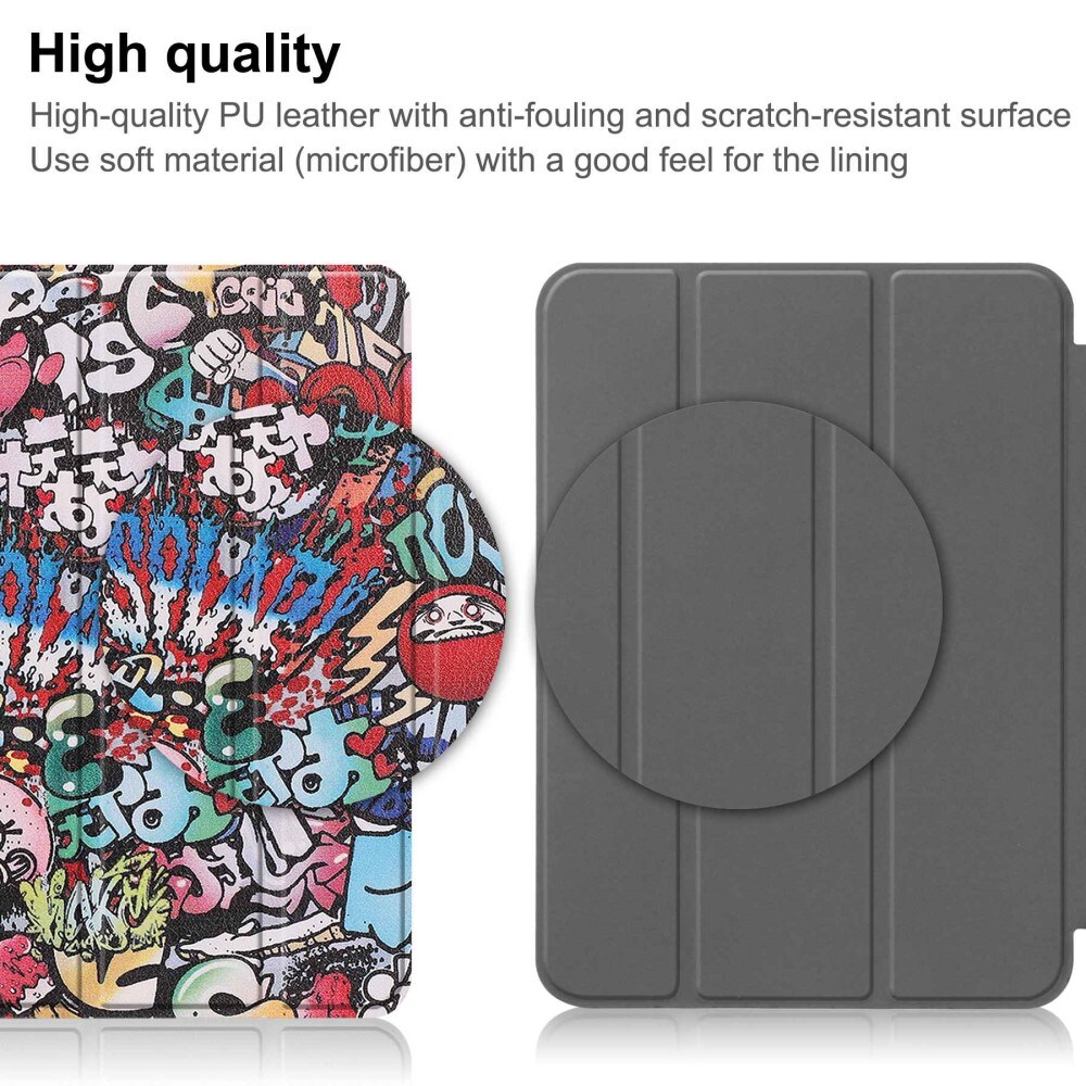 Apple iPad 11 11th Gen (2025) Tri-Fold etui, Graffiti