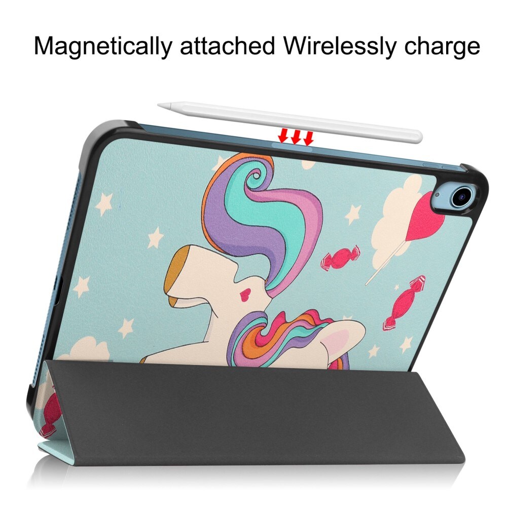 Apple iPad 11 11th Gen (2025) Tri-Fold etui, Unicorn