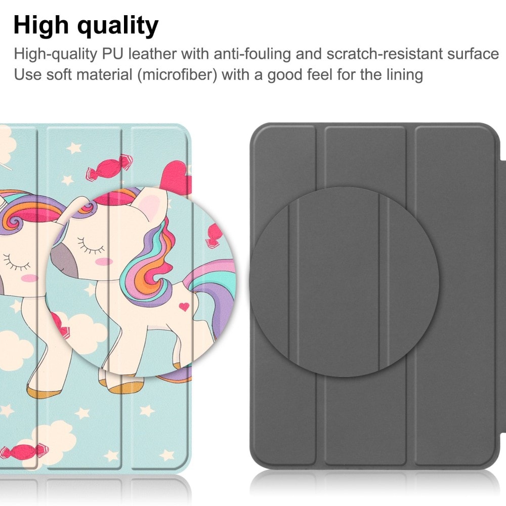 Apple iPad 11 11th Gen (2025) Tri-Fold etui, Unicorn
