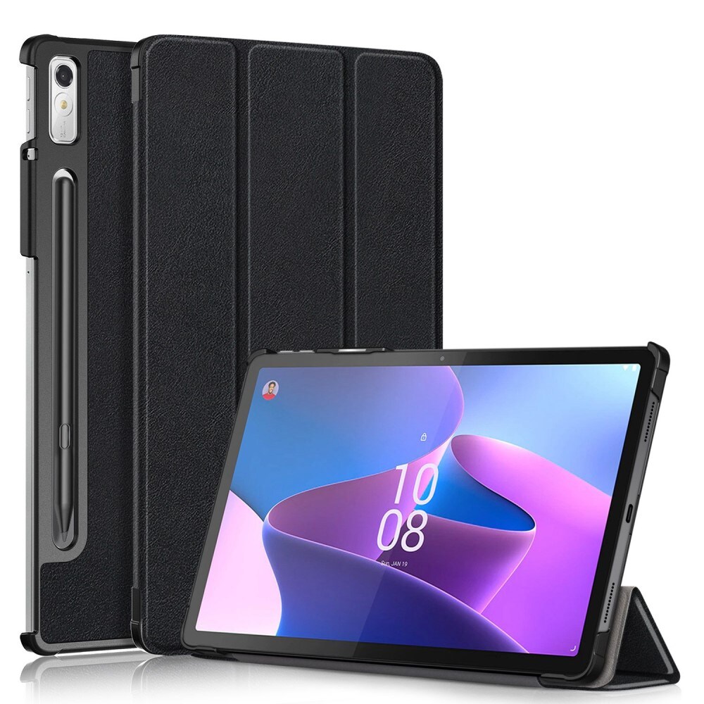 Lenovo Tab P11 Pro (2nd Gen) Tri-fold etui med penneholder, Sort