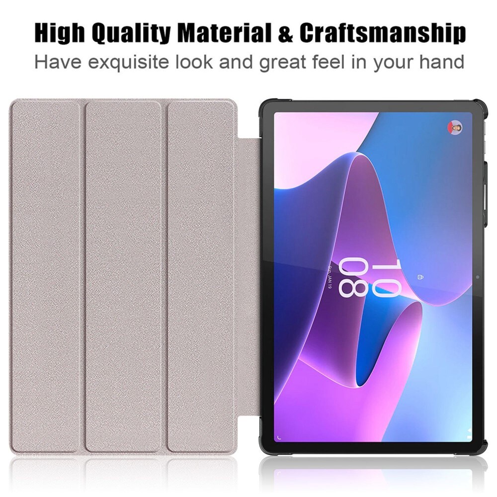 Lenovo Tab P11 Pro (2nd Gen) Tri-fold etui med penneholder, Sort