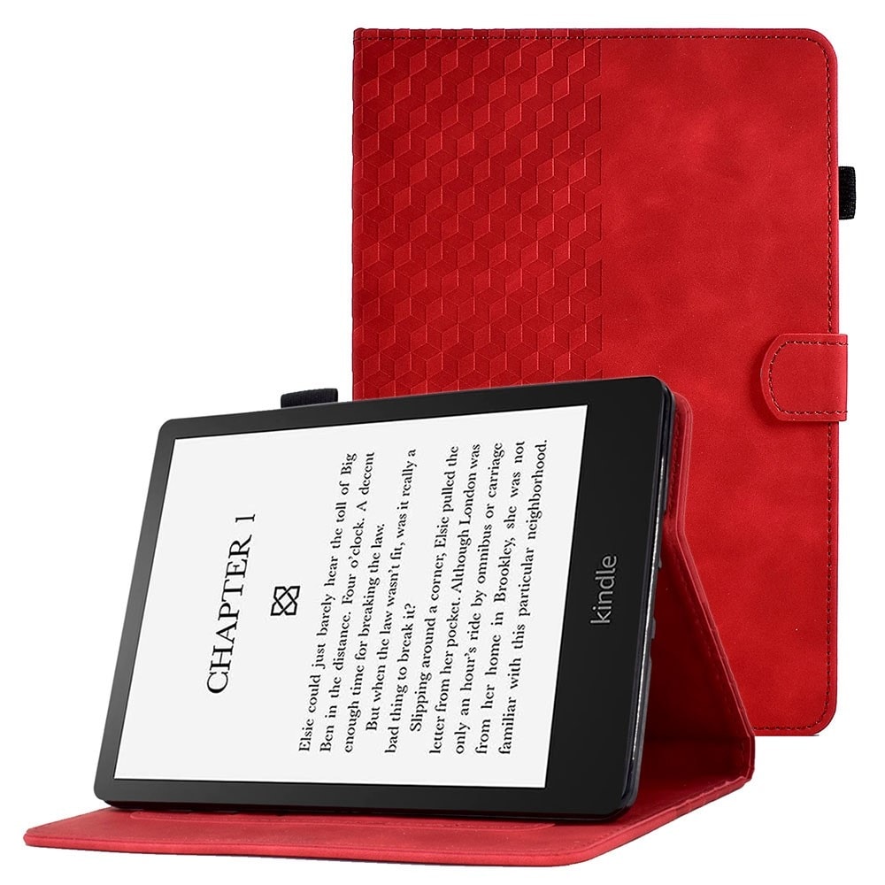 Amazon Kindle Paperwhite Signature Edition (2023) Flot etui med kortholder, Rød