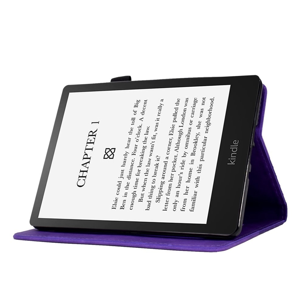 Amazon Kindle Paperwhite Signature Edition (2023) Flot etui med kortholder, Lilla