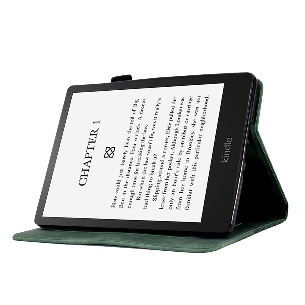 Amazon Kindle Paperwhite Signature Edition (2023) Flot etui med kortholder, Grøn