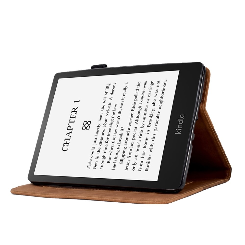 Amazon Kindle Paperwhite Signature Edition (2023) Flot etui med kortholder, Brun