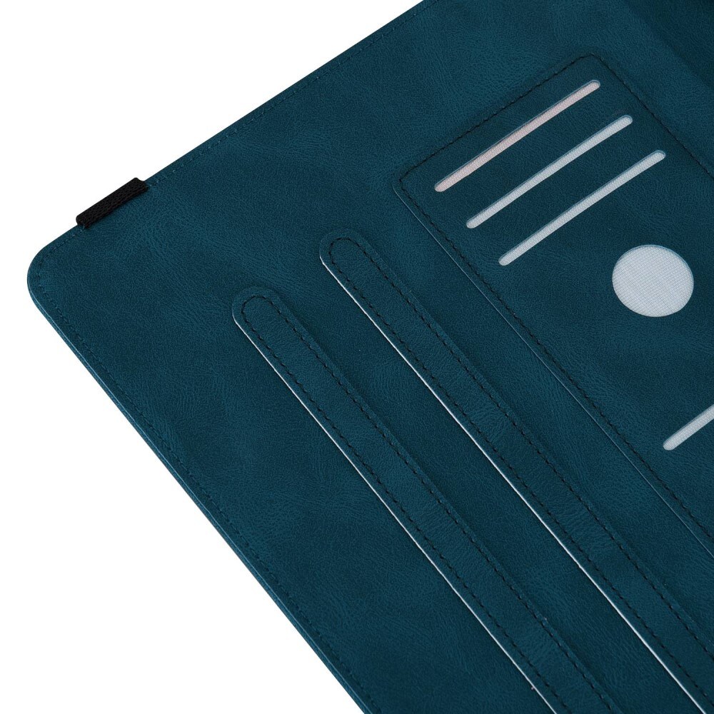 Apple iPad 11 11th Gen (2025) Etui med sommerfugle, Blå