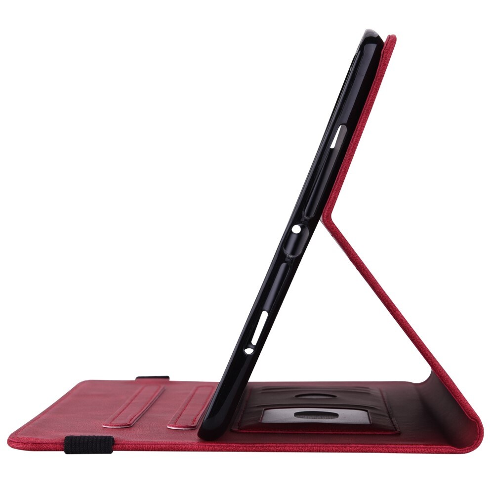 Apple iPad 11 11th Gen (2025) Etui med sommerfugle, Rød