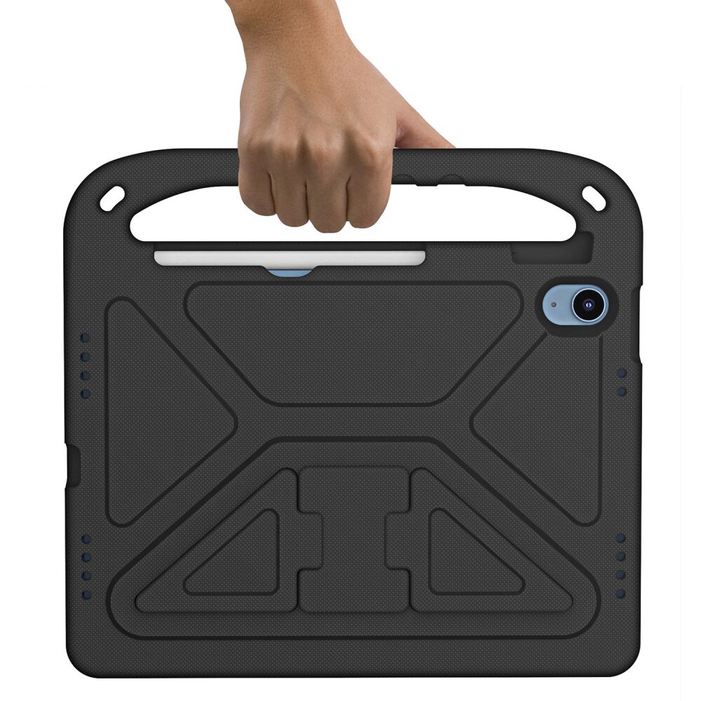 Apple iPad 11 11th Gen (2025) Stødsikkert cover/etui med håndtag - Perfekt til børn, Sort