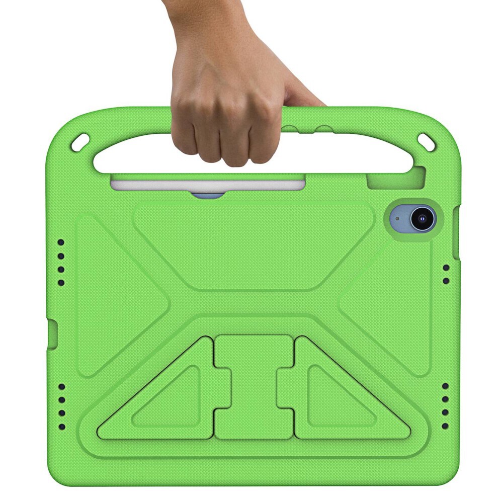 Apple iPad 11 11th Gen (2025) Stødsikkert cover/etui med håndtag - Perfekt til børn, Grøn