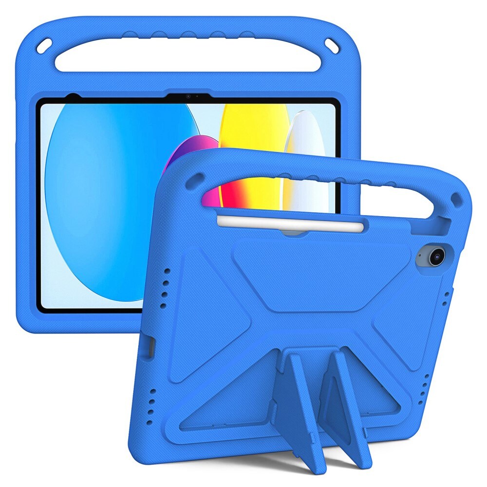 Apple iPad 11 11th Gen (2025) Stødsikkert cover/etui med håndtag - Perfekt til børn, Blå