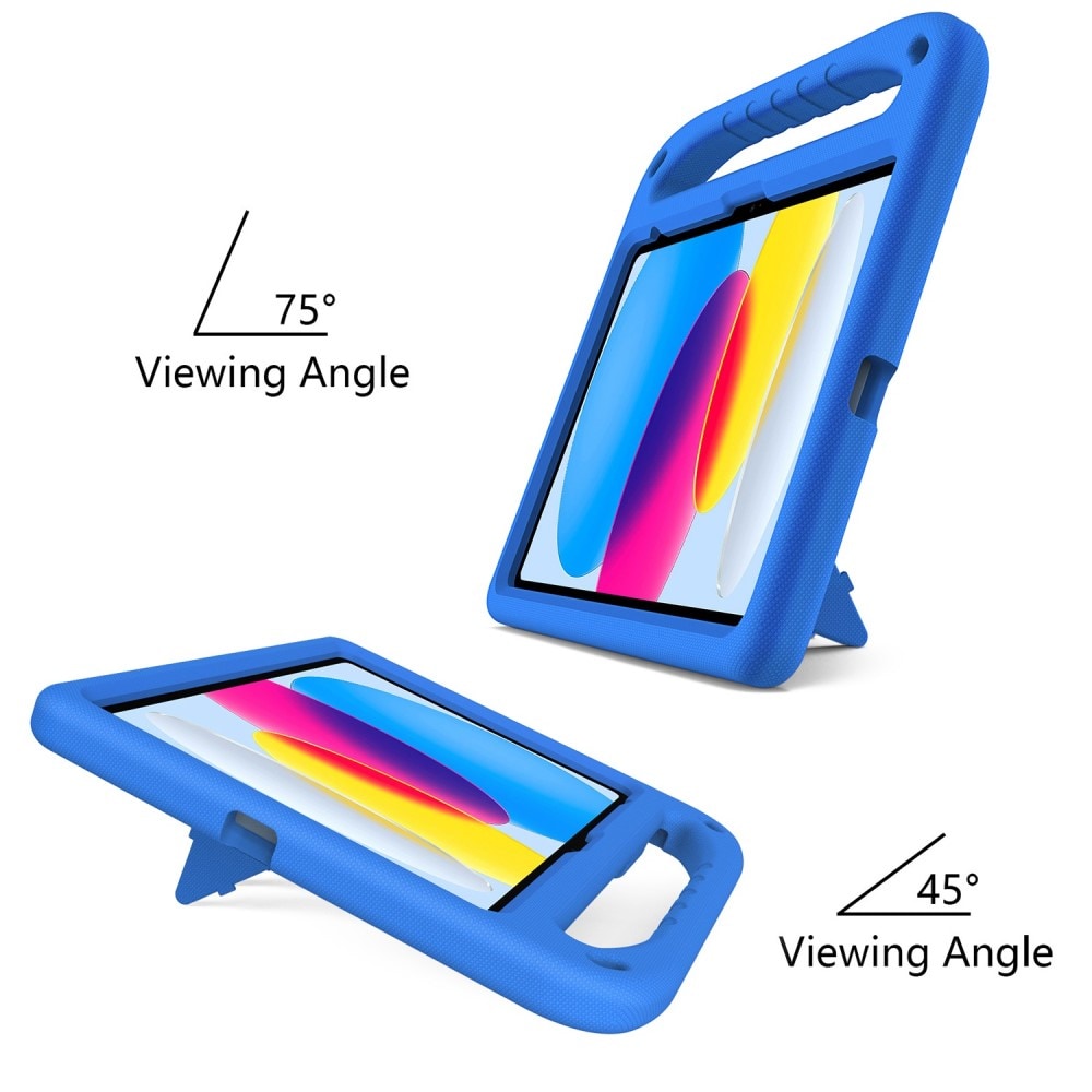 Apple iPad 11 11th Gen (2025) Stødsikkert cover/etui med håndtag - Perfekt til børn, Blå