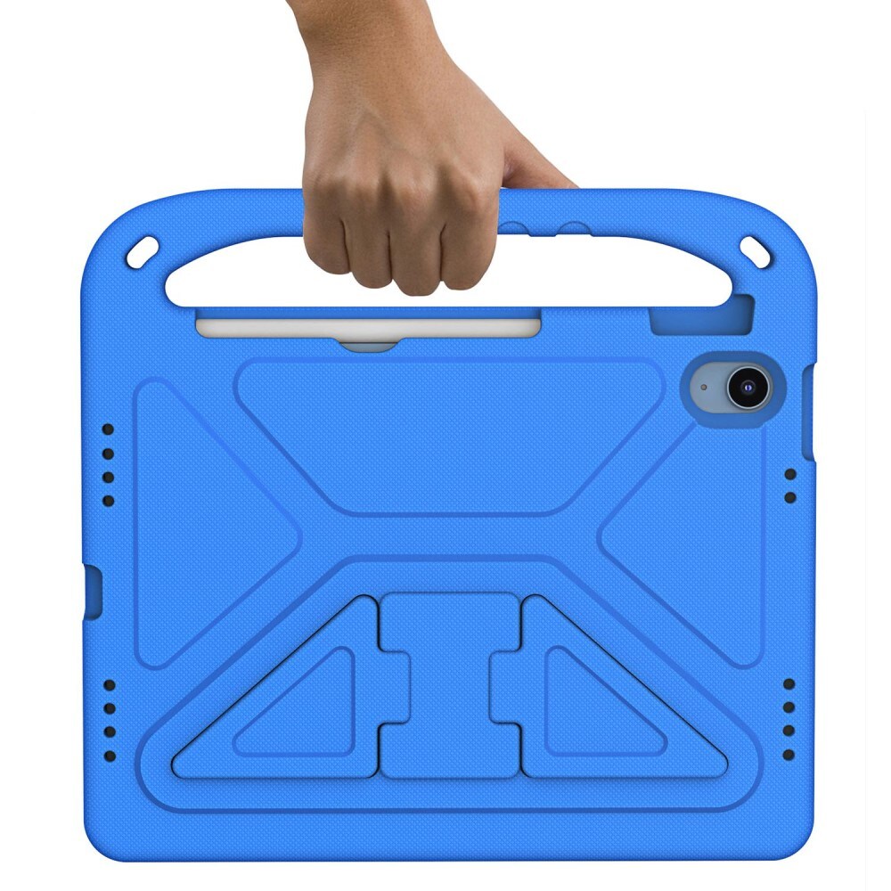 Apple iPad 11 11th Gen (2025) Stødsikkert cover/etui med håndtag - Perfekt til børn, Blå