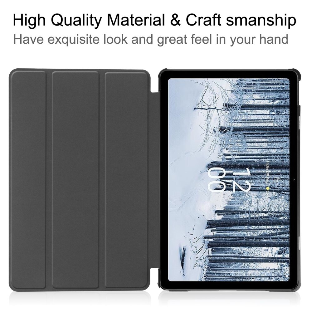  Nokia T21 Tri-Fold etui, Sort