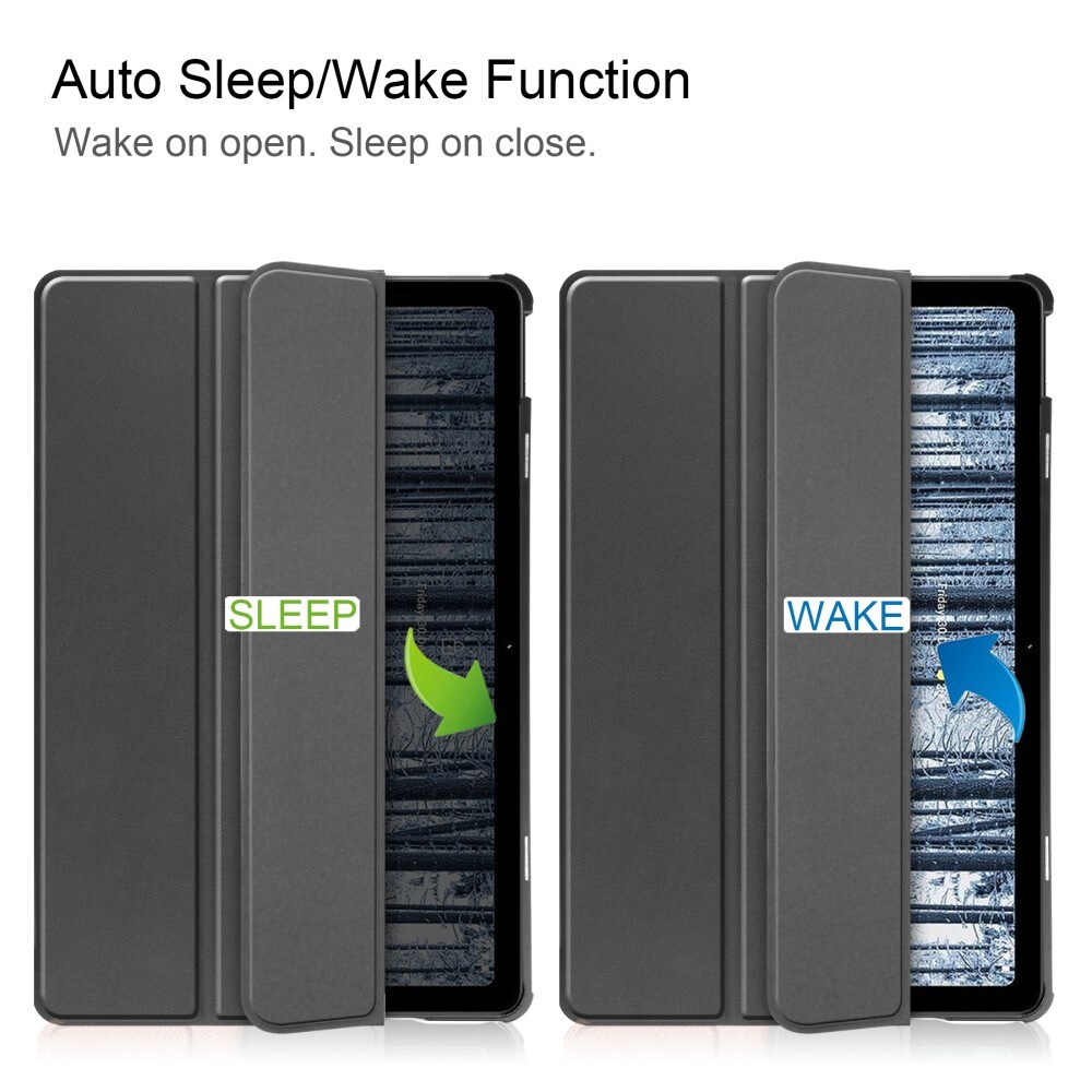  Nokia T21 Tri-Fold etui, Sort